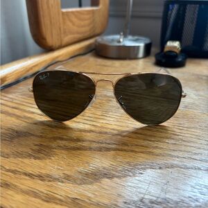 NEW RAYBAN AVIATORS UNWORN SIZE 58